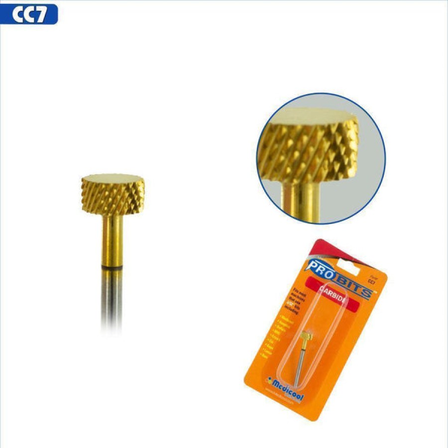 Medicool Bits | Pro Bit - Carbide Gold Backfill - Cc7 Small