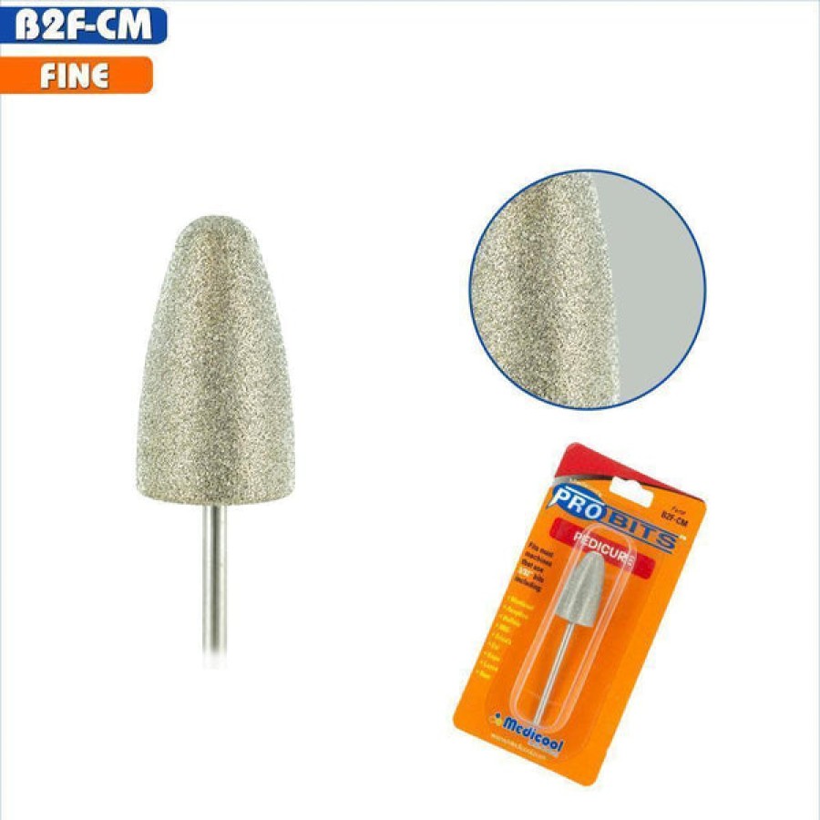 Medicool Bits | Pro Bit - Diamond Pedicure Cone - B2F-Cm Fine