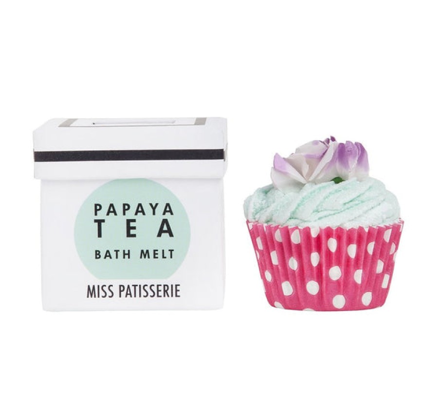 Miss Patisserie Bath Melts | Papaya Tea Bath Melt