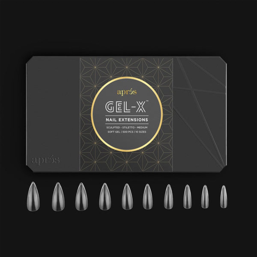 Aprés Gel-X Tips | Gel-X Box Of Tips Sculpted Stiletto Medium