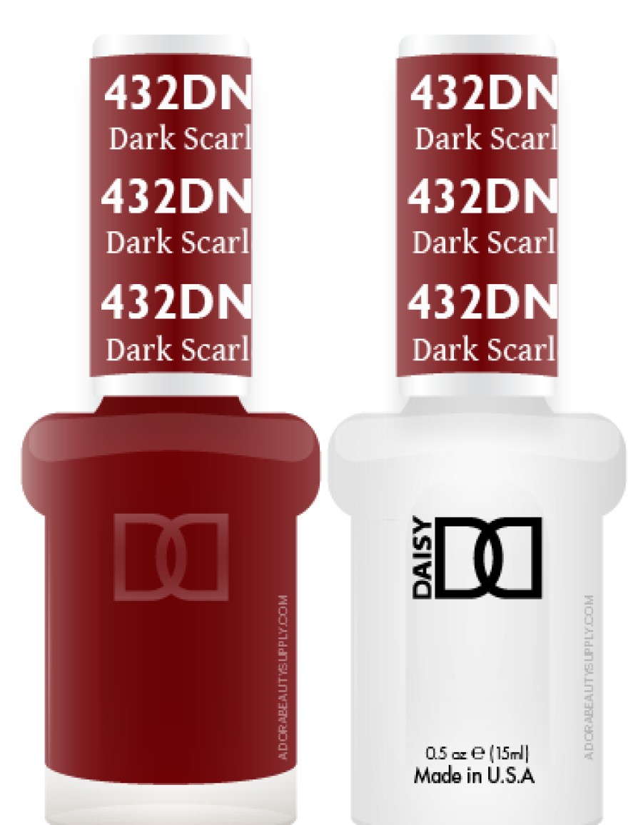 DND Dnd - Gel Polish | Dark Scarlet