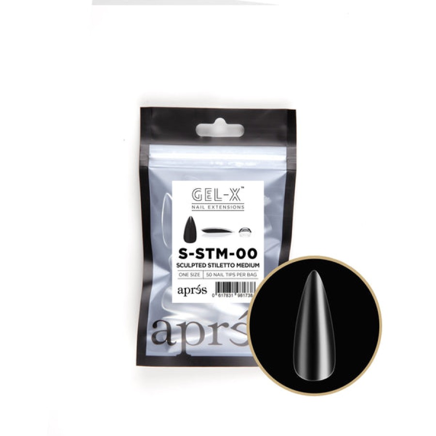 Aprés Gel-X Tips | Gel-X Tips Refill Bags Sculpted Stiletto Medium