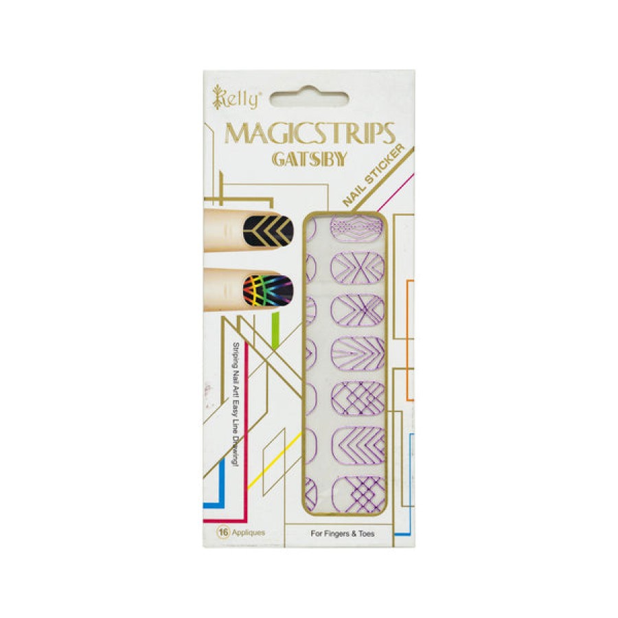 Kelly Nail Art | Kelly Nail Stickers - Gatsby Magic Strips Gms-A3-P