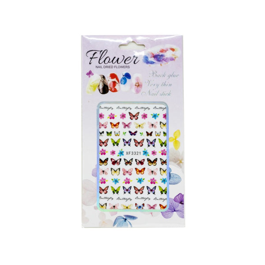 Adora Beauty Nail Art | Adora Beauty Nail Stickers - Butterflies Xf3321