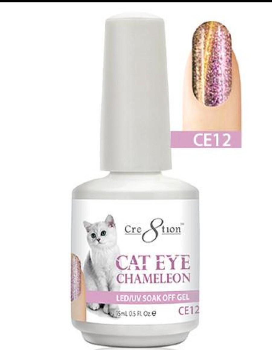 Cre8tion Cre8Tion - Gel Polish | Cat Eye Chameleon - Ce12